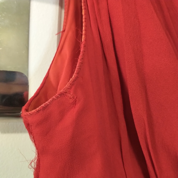 vintage 50's swing dress 1950 retro crepe - Picture 8 of 10